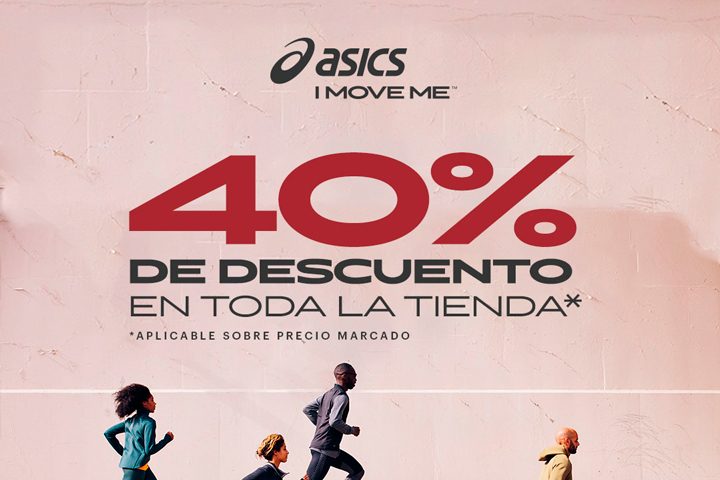 DESCUENTOS DE ROPA EN ASICS